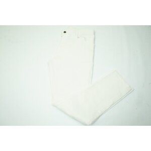 Isaia Napoli White Cotton Blend Mens Denim Jeans Sz 54 Brand New